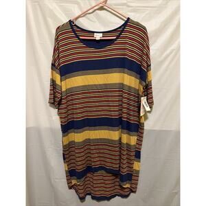 NWT Lularoe Women Multi Color Short Sleeve T-Shirt Small